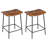 Reza 24" High Leather Tufted Bar Stool-904454854