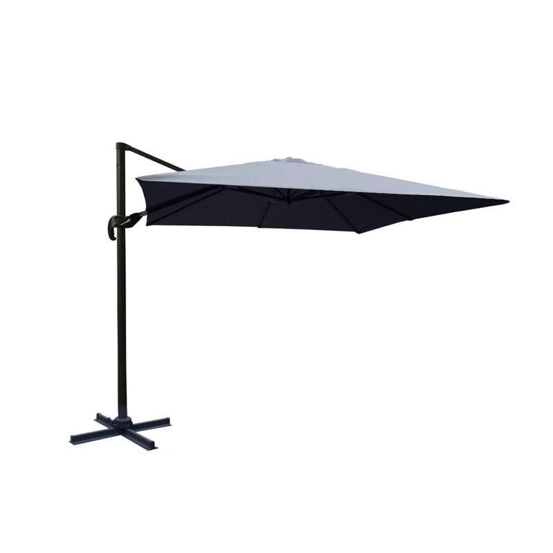 Carlo 330cm Cantilever Parasol, Black
