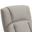 Fauteuil pivotant inclinable, manuel en cuir PU avec repose-pieds repose-pieds pour le salon, le bureau, la chambre à coucher