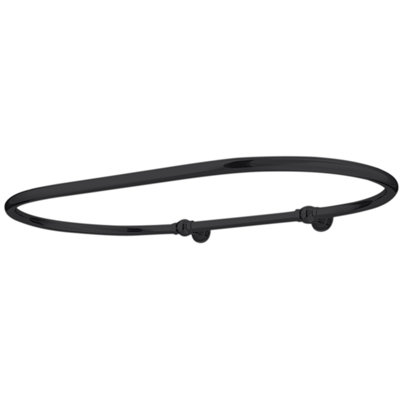 Aardhna 30cm Curved Fixed Shower Curtain Rail