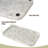 Guein Rectangle Natural Marble Tray,Bianco Palomino