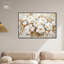Art floral sur toile avec arrangement royal doré-104322074-104322089