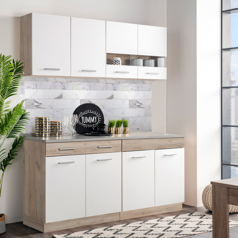 Natoya Kitchen Pantry, White