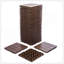 Paquet de 76 tuiles de terrasse emboîtables, 11,42 po x 11,42 po, 68,80 pieds carrés, grain 3D, imperméable, installation facile pour une utilisation extérieure
