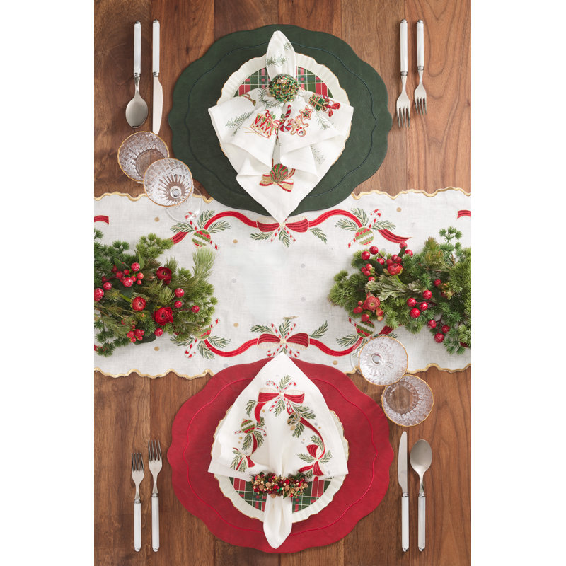Tinsel Bow Napkin Ring