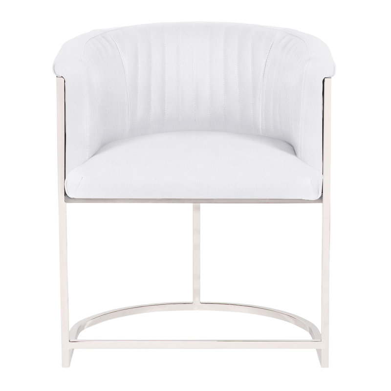 Chaise en métal Vanguard Harrison, Neige Navada