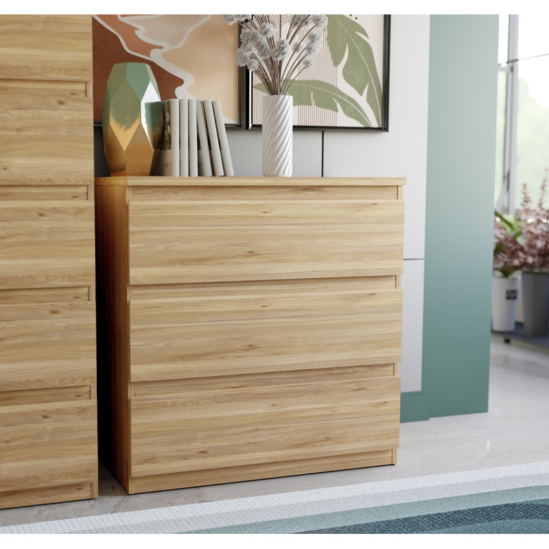Quaniqua 3 - Drawer Rectangle Accent Chest