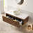 48" Floating Bathroom Vanity with Sensor Light & Ceramic Basin