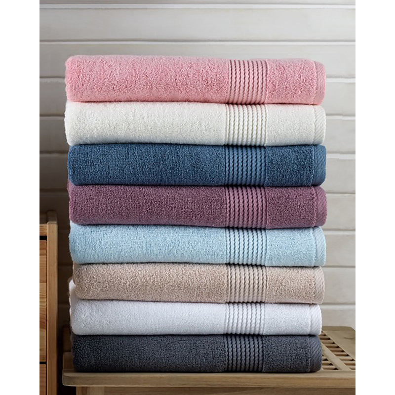 Adlena 6 Piece Turkish Cotton Towel Set, Cream