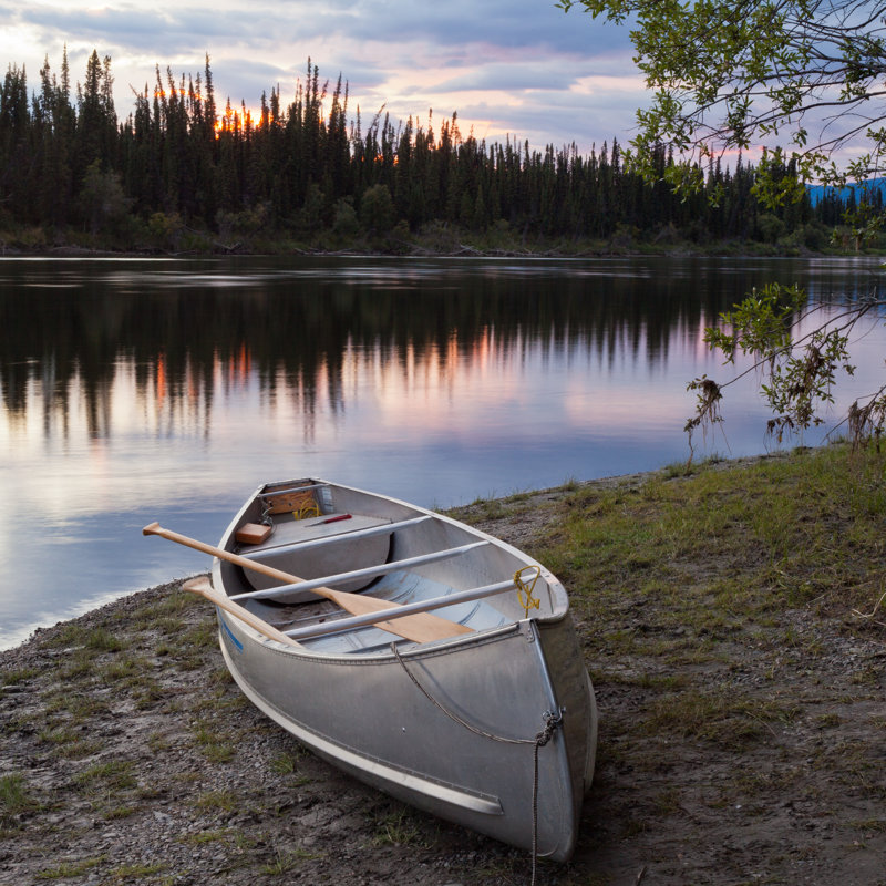 Canoe, Canada - Wrapped Canvas Print, 30cm H x 30cm W x 3.8cm D