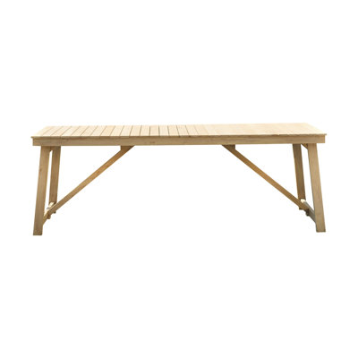 Audre Extendable Rectangular Teak Outdoor Dining Table