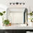 5-Light Bathroom Light Fixtures, Black Modern Vanity Lights Over Mirror With Clear Glass Shade, Bathroom Wall Lamp For Mirror Kitchen Hallway Cabinet Porch Reading Room-1273148681-1273148682
