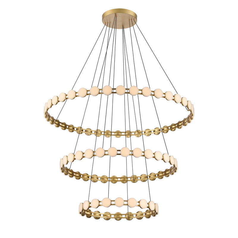 Lustre moderne 48 po, 29.25' H x 48' W x 48' D