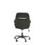 Chaise de bureau en similicuir noir-346142002