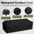 Pre-Assembled Chairs, 8-Person Patio Furniture Set Outdoor Wicker Sectional Conversation Seating Group With Waterproof Furniture Cover-1272629519