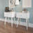 Eymi Velvet Upholstered Bed with 2 Nightstands-1631425414-1631425468