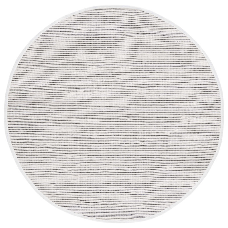 Lilia-Mae Flat Weave Cotton Rug, Round 6'