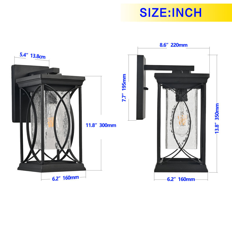 Outdoor Weatherproof Wall Light