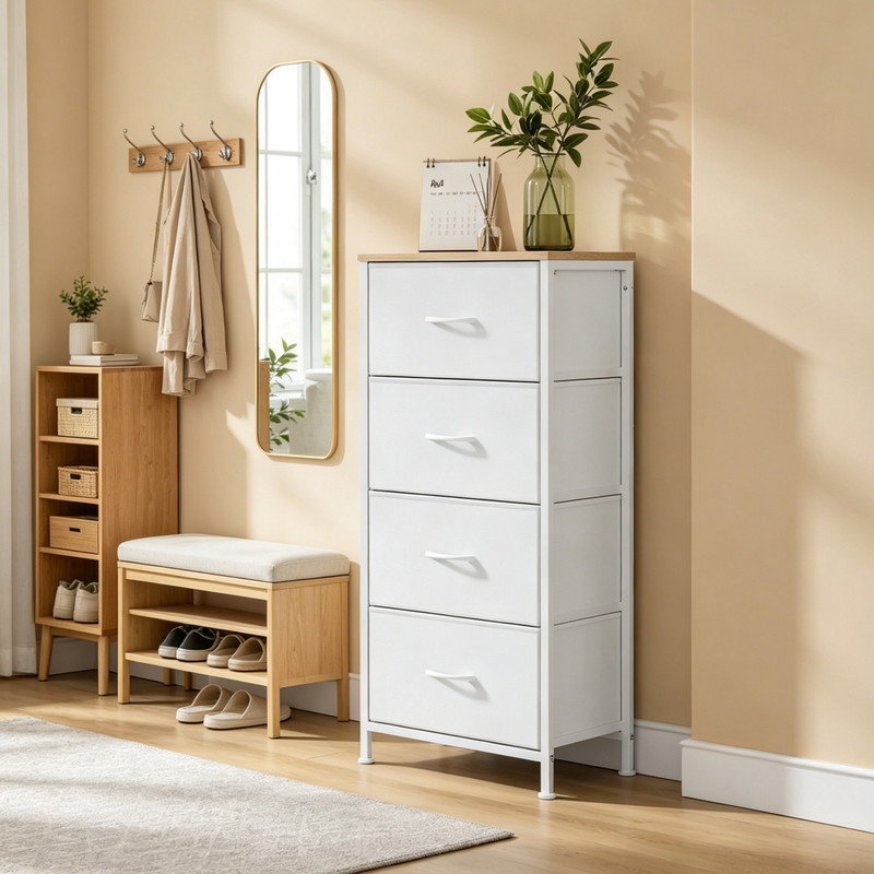 45 cm W Chest of 4 Drawers