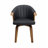 Arvion Faux Leather Swivel Barrel Chair-324943378