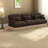 Deep Seat Chenille 100 Inch Modern Sectionals, Leopard Sofa For Home