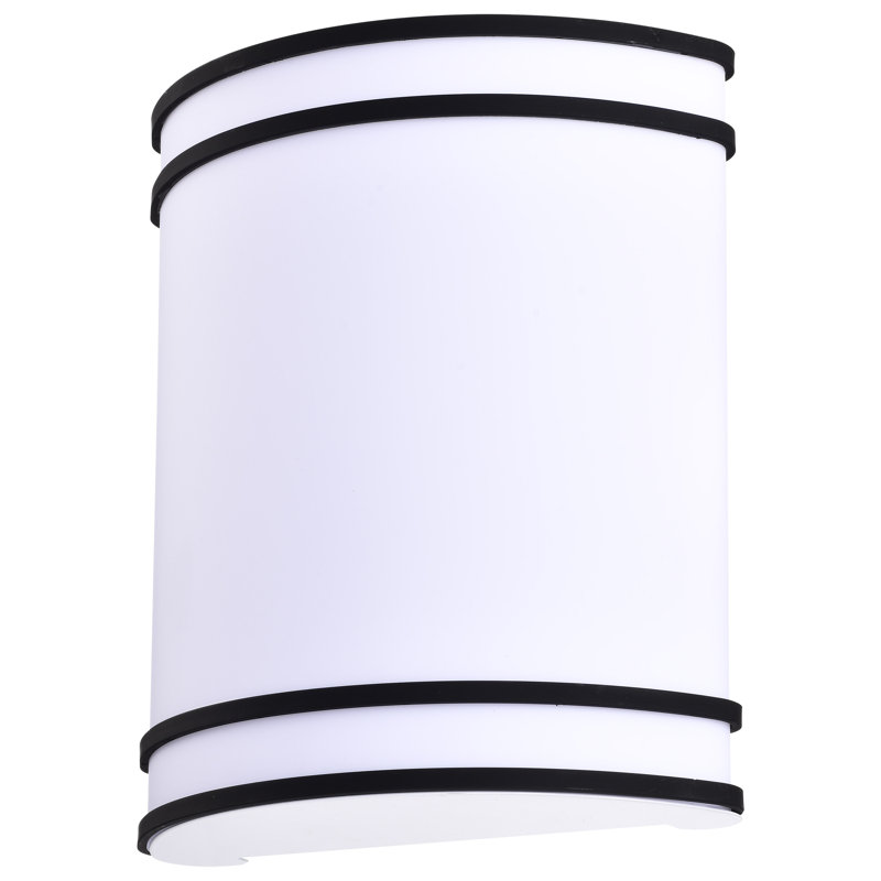 Perri LED Flush Mounted Sconce, Matte Black