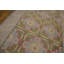 Green Color Artistic Antique Indian Flatweave Cotton Dhurrie Long and Narrow Gallery Size Rug