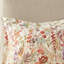 Housse de couette en coton très grand / très grand avec aquarelle à motif floral et attaches de coin imprimées 3 pièces