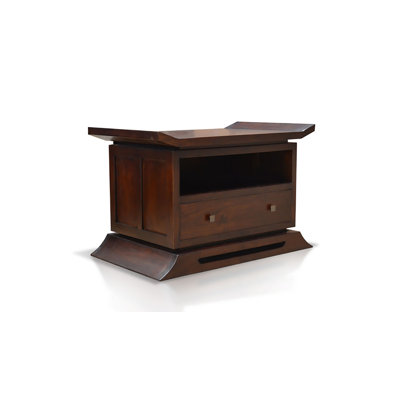 Kondo 1 - Drawer Solid Wood Nightstand