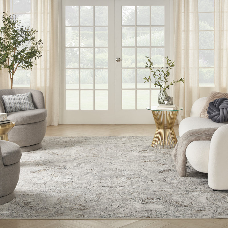 Brejae Abstract Indoor Rug, Rectangle 7'10" x 9'10"