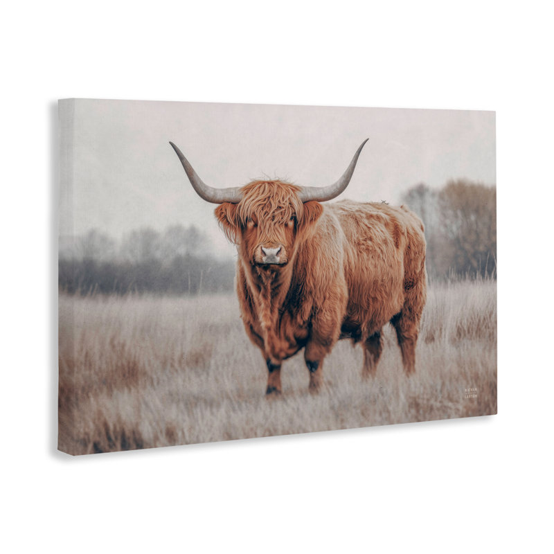Toile de bovins Center Of Attention, design par Nathan Larson, H 20 po x l 30 po