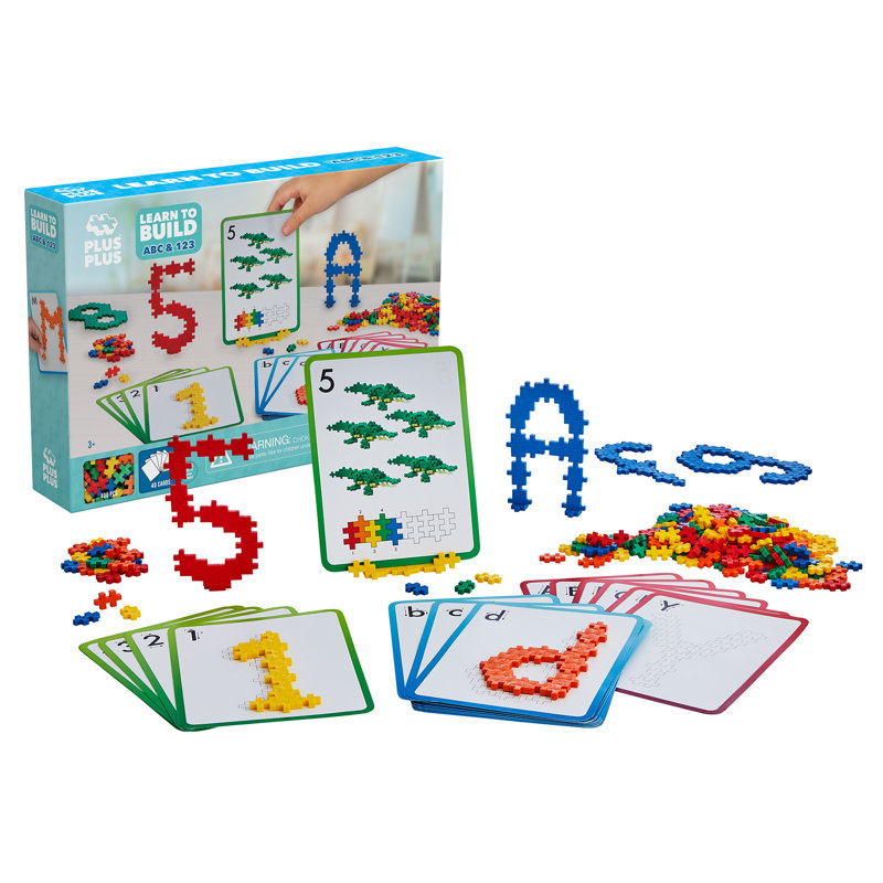 Plus-Plus Learn to Build ABCs & 123s