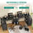 L-Shaped Computer Desk With 4 Drawers, Gaming Desk With Power Outlet And Monitor Stand, Corner Desk-2137615574