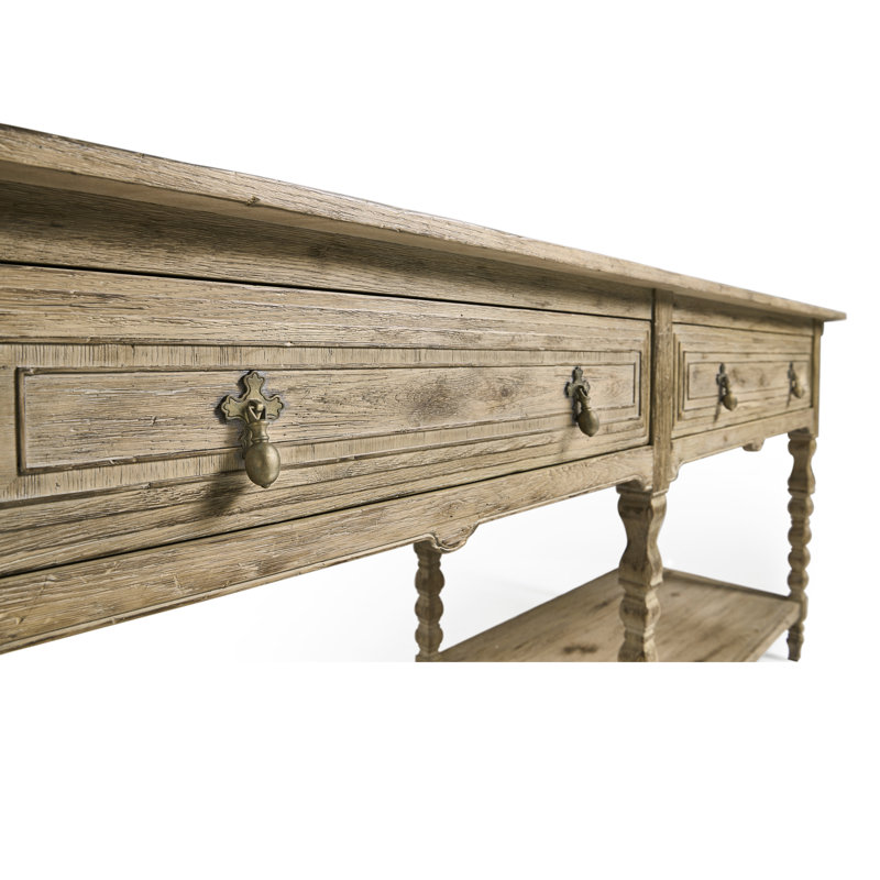 Sagehill 86.75'' W Solid Wood Console Table