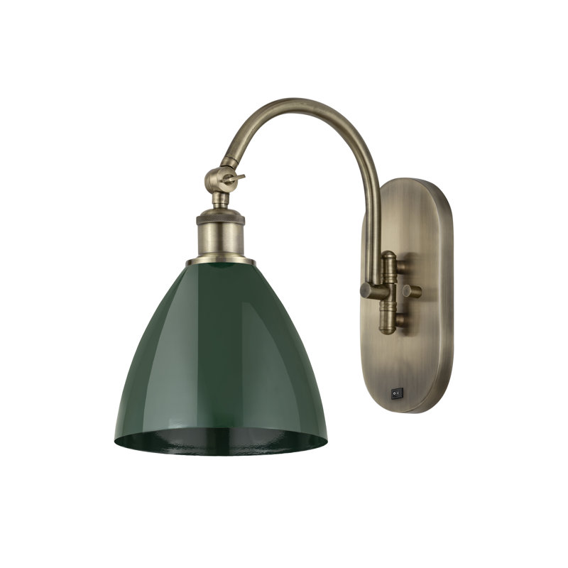 Schiavone - cuivre antique - bras pivotant réglable, Yes, Light Blue / Oil Rubbed Bronze