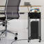 Printer Stand - Black with Power Strip