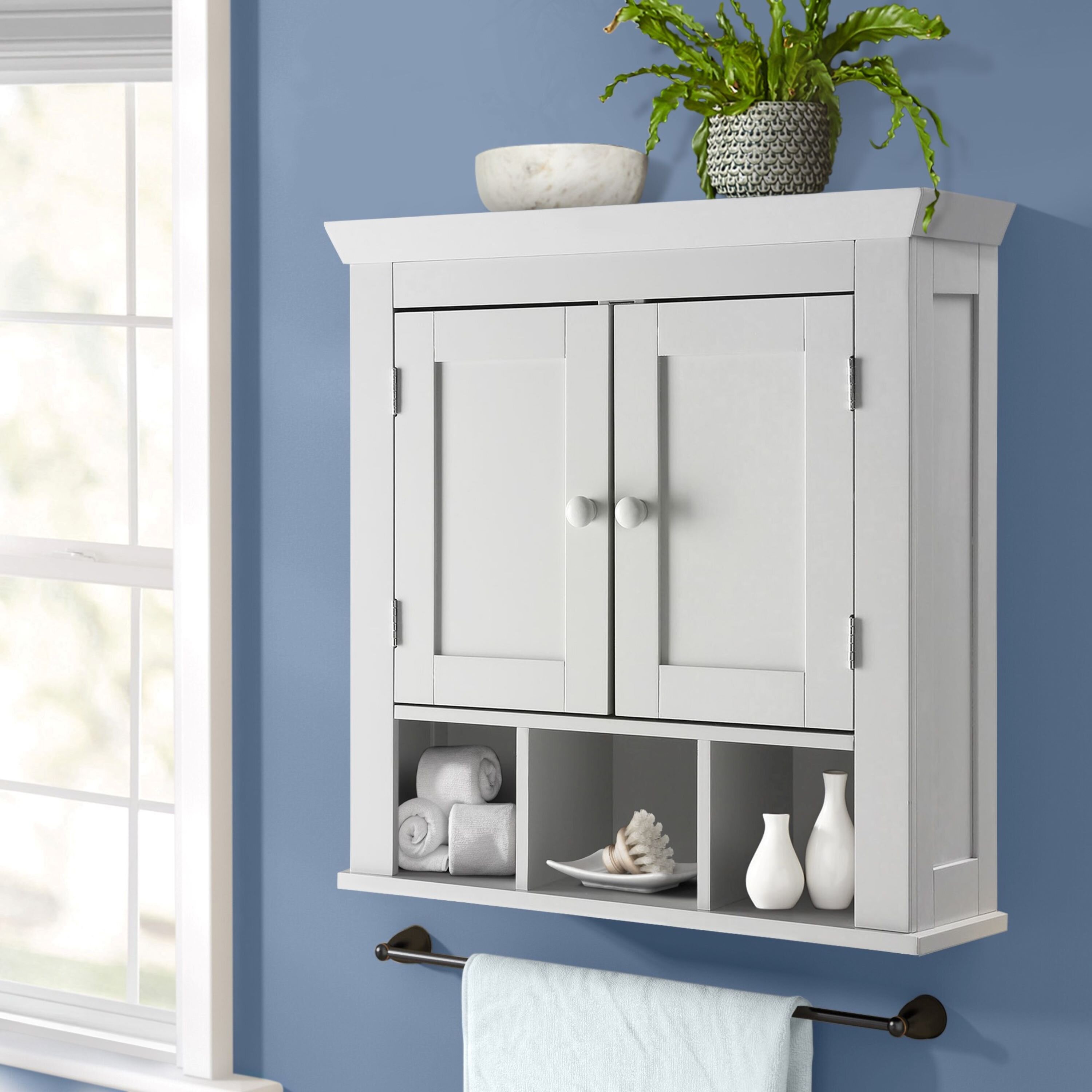 Alcott Hill® Samir Wall Bathroom Cabinet & Reviews