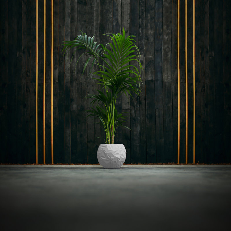 Handmade Pot Planter, White Matt