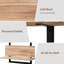 Tablettes flottantes de 23,6 pouces pour le mur, tablettes murales en bois à 3 niveaux avec supports pliables, rangement robuste pour la cuisine, le salon, la chambre à coucher et la salle de bain-380663955