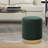 14'' Wide Cozy Velvet Round Ottoman-1671550780