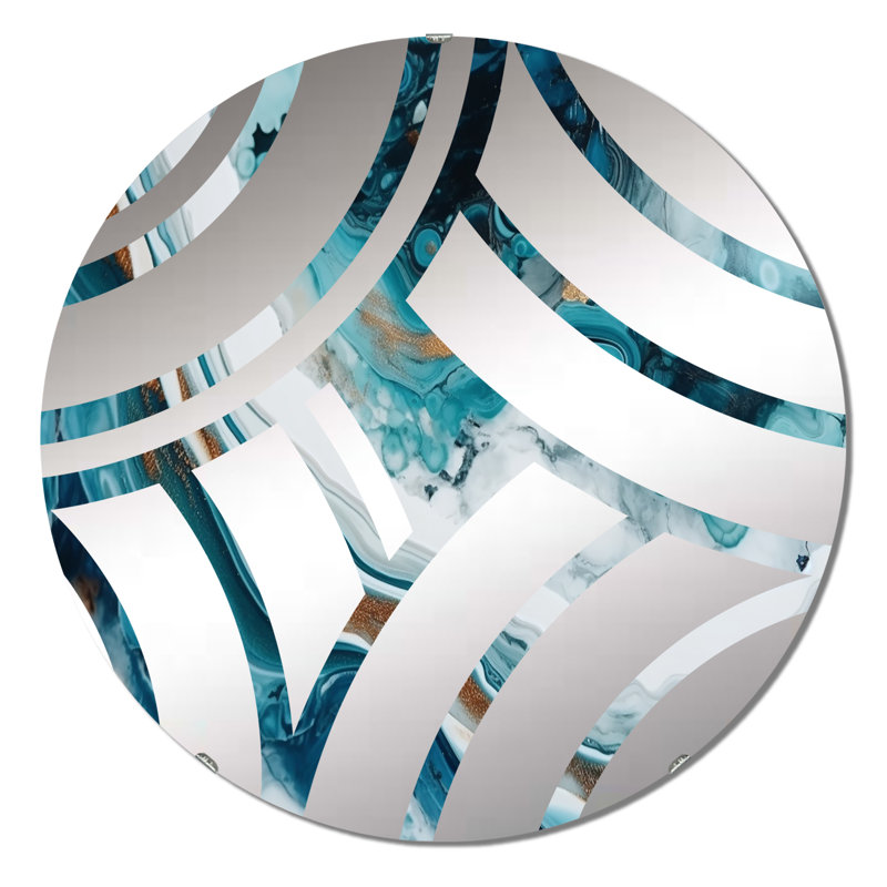 Fulvous - Miroir décoratif, 23,6 po x 23,6 po