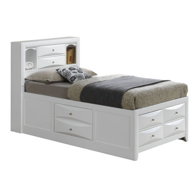 Champetre Bookcase Bed with Drawers