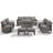 8-Piece Outdoor Modern Patio Family Conversation Set With Fire Pit Table-1384203393-1384203422