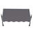 Awntech New Orleans Acrylic Fabric Fixed Awning with Iron Spear Arms-111655872-111655849
