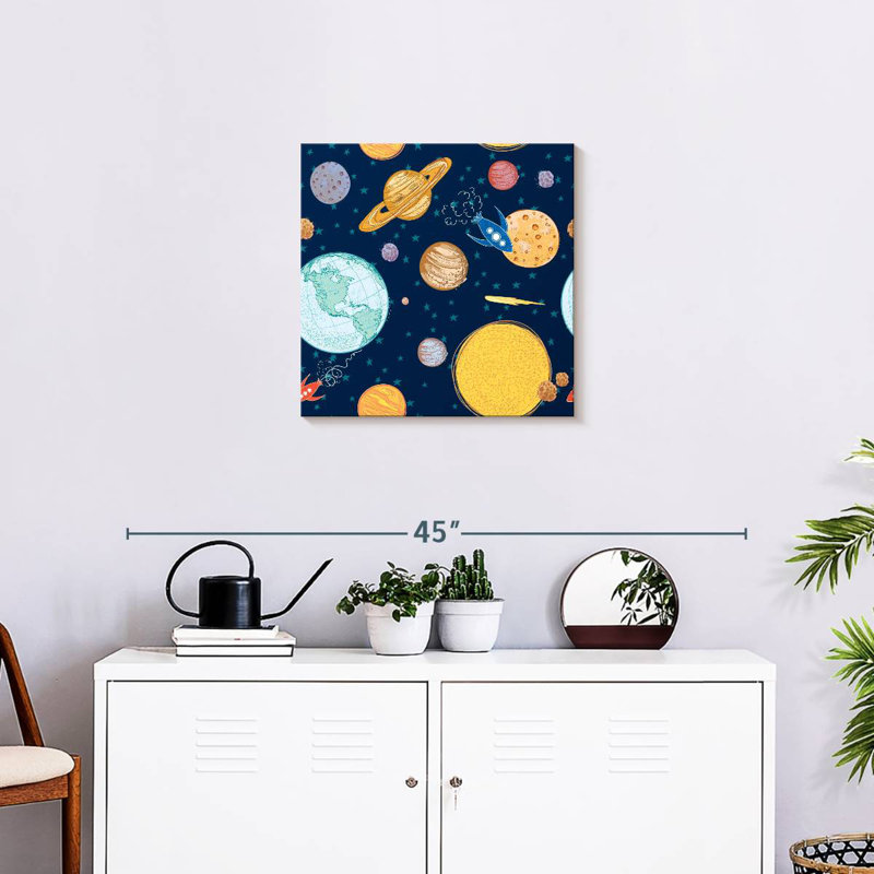 Oberle Space Journey Pattern, 20'' H x 20'' W