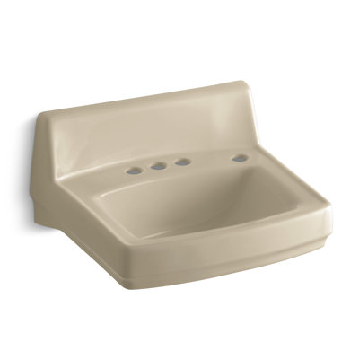 Greenwich Ceramic 21" Wall Mount Bathroom Sink with Overflow