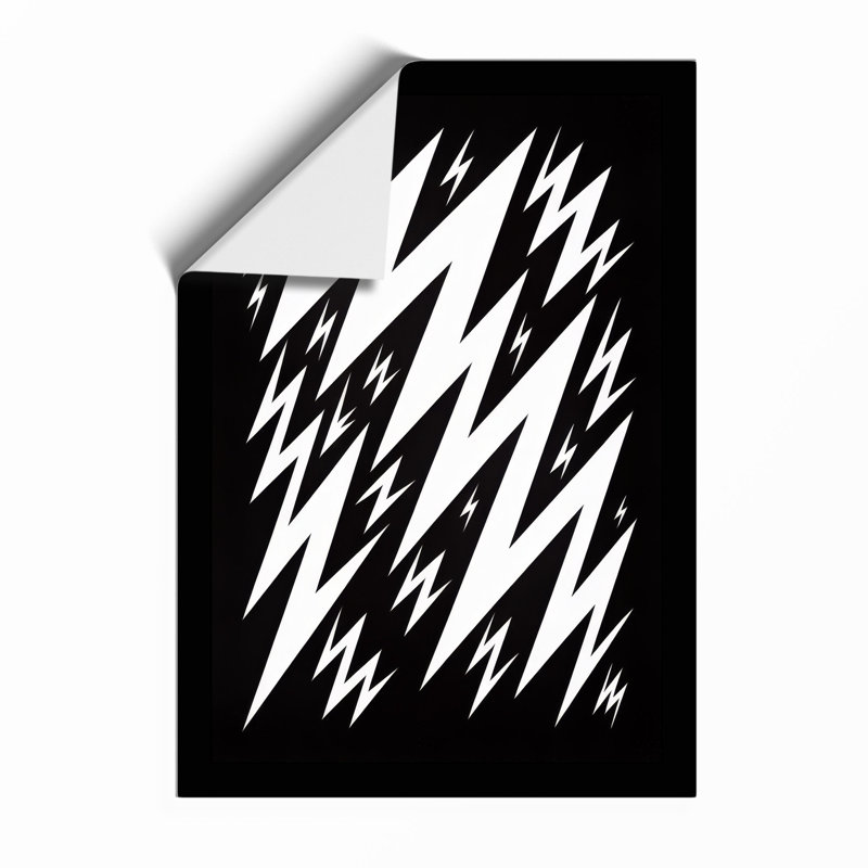 Electric Geometry Geometric - Framed Print, Unframed, A1 - 84.1 x 59.4 cm