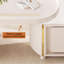Meuble télé blanc en bois manufacturé