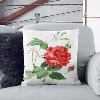 Floral Square Throw Cushion