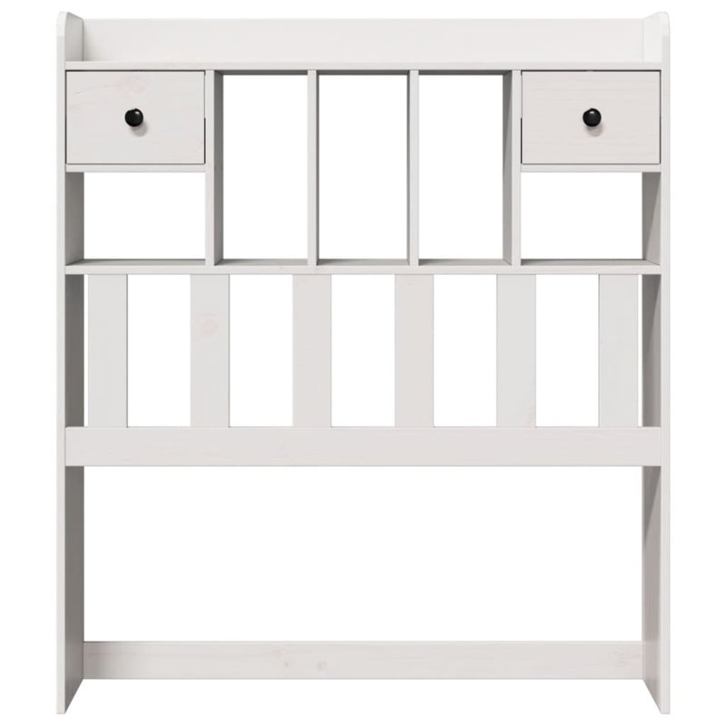 Solid Wood Headboard, White, Single (3')